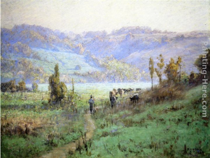 Theodore Clement Steele In the Whitewater Valley near Metamora
